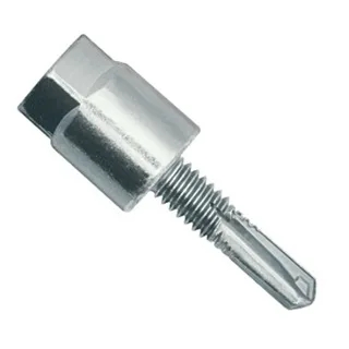 1/4-20" X 1" Straight Metal Rod Hanging Anchors - 3/8" Rod For Larger Pipe Sizes