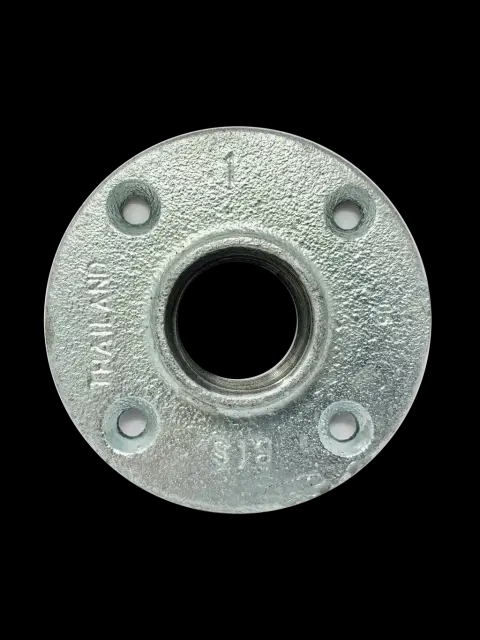 1-1/2" Galvanized Malleable Floor Flange