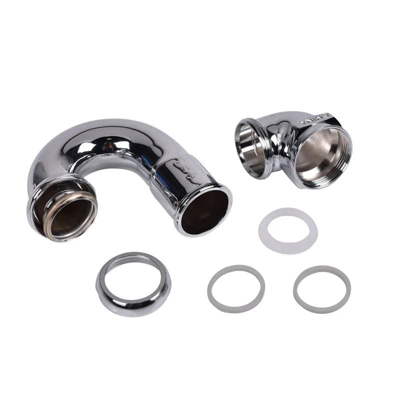 1-1/2" Chrome LA Code P-Trap W/ Cast Elbow