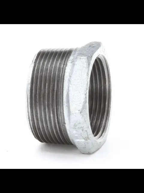 2-1/2" X 1-1/4" Galvanized Malleable Bushing