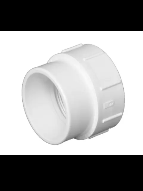 2" PVC DWV Fitting Cleanout Adapter (S X FPT)