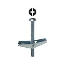 Dottie 1/8" X 3" Phillips/Slotted Mushroom Head Toggle Bolt