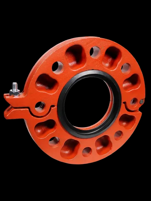 6" Grooved Hinged Flange Adapter