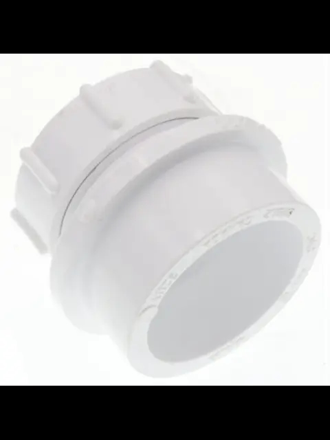 1-1/2" PVC DWV Male Trap Adapter W/Plastic Nut (S X SLIP)