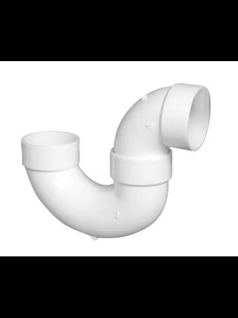 3" PVC DWV Glue P-Trap