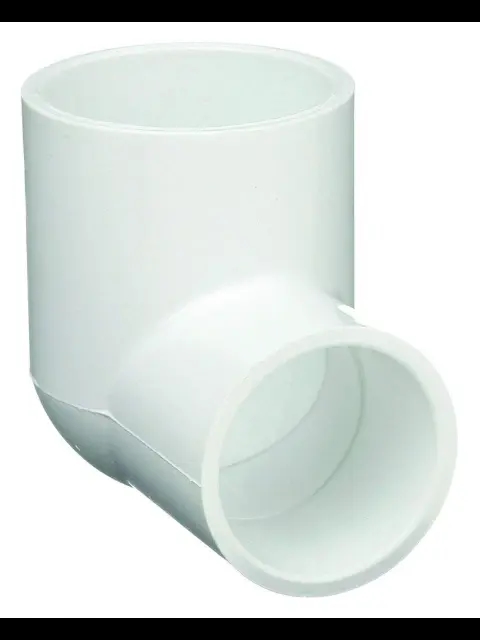 REDUCER; 90 DEG BEND ANGLE; 3/4 INCH X 1/2 INCH; 3/4 INCH IPS SOLVENT WELD SOCKET X 1/2 INCH IPS SOLVENT WELD SOCKET END CONNECTION; 40 S SCHEDULE; PVC MATERIAL; ASTM D1784 MATERIAL SPECIFICATION; 140 DEG F TEMPERATURE RATING; 406 MODEL