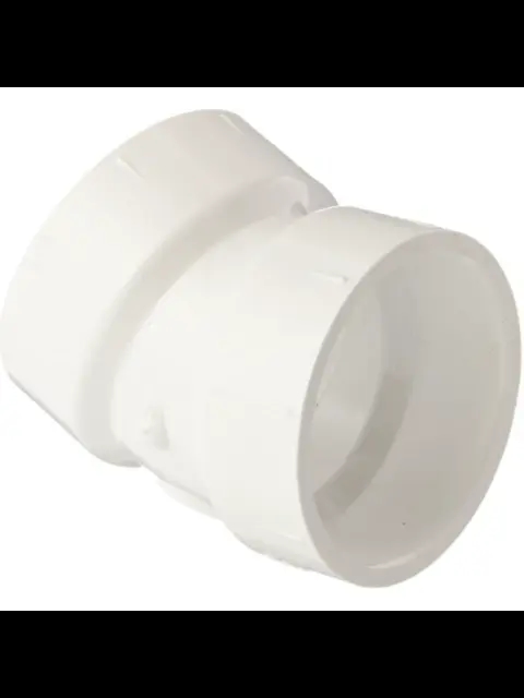 6" PVC DWV 1/16 Bend (HxH)