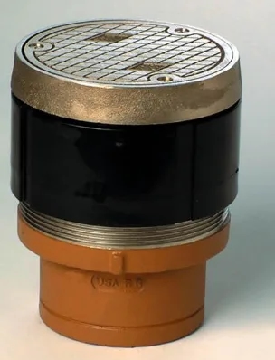 3" No Hub Round Cleanout Cover Nickel Bronze