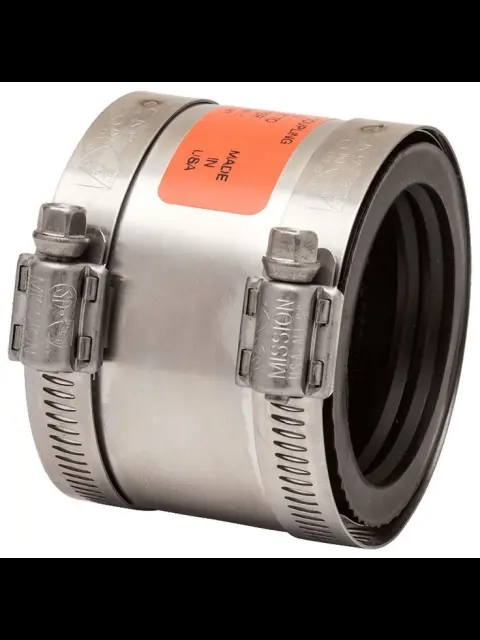 3" Cast Iron To 2" Cast Iron Plastic Or Steel Coupling