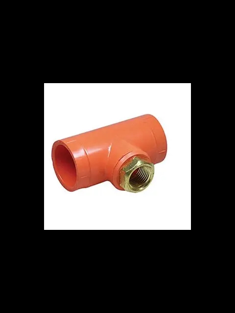 TYCO 80258 2" X 1-1/2" X 1/2" CPVC HEAD ADAPTER TEE (BAG-4) (BOX-24)