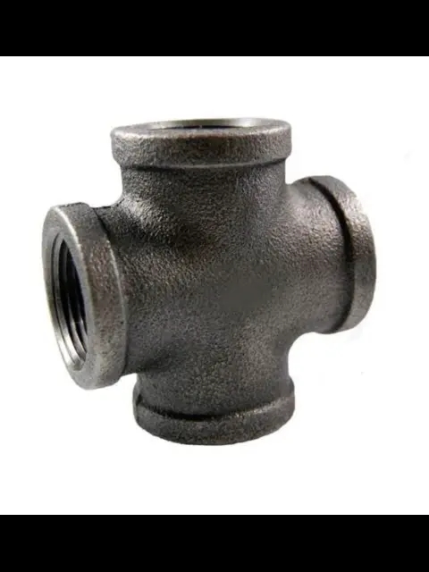 2" Black Malleable Cross