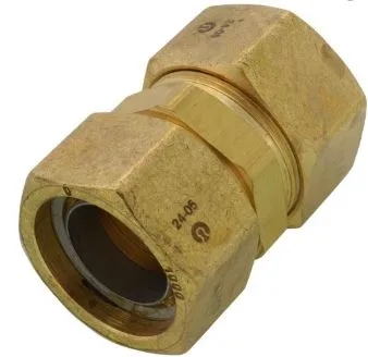 1" TP X TP Brass Coupling