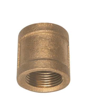1-1/4" Brass Coupling