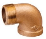 1/2" Brass Street Elbow 90