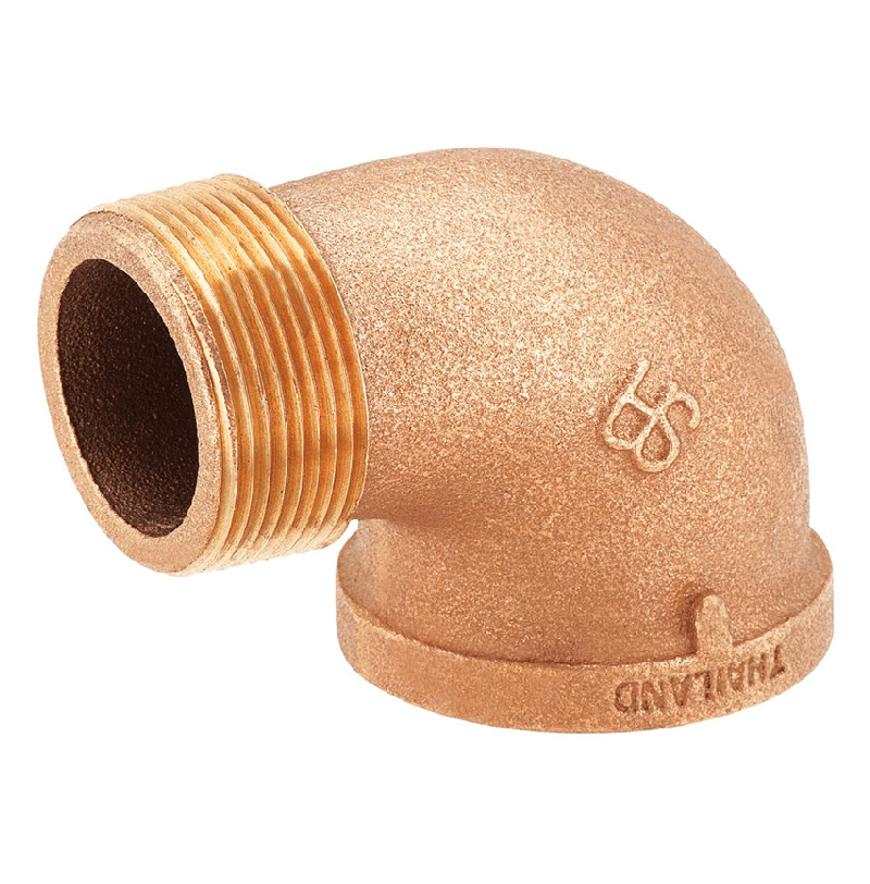 2-1/2" Brass Street Elbow 90
