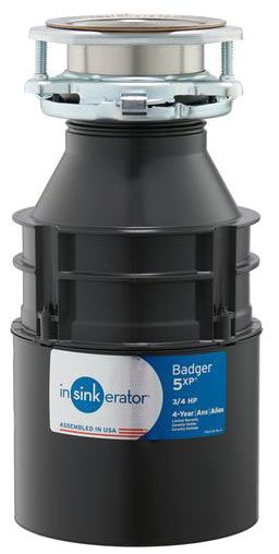 GARBAGE DISPOSAL ISE 74308 BADGER 5XP 3/4 HP - APFS