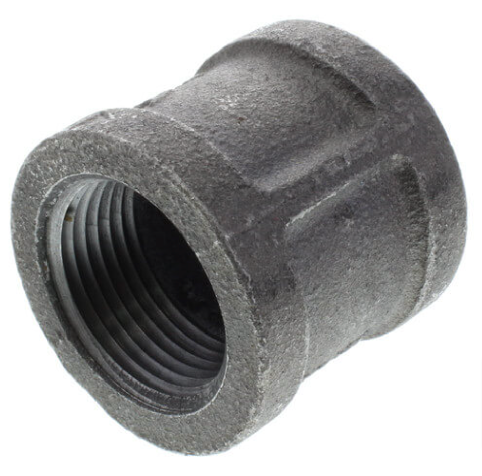Black Malleable Coupling