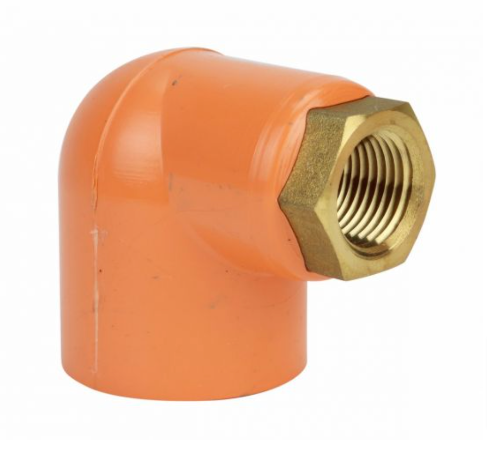 TYCO 80196 1 X 3 4 CPVC HEAD ADAPTER 90 ELBOW BRASS BAG 5 BOX 25 APFS