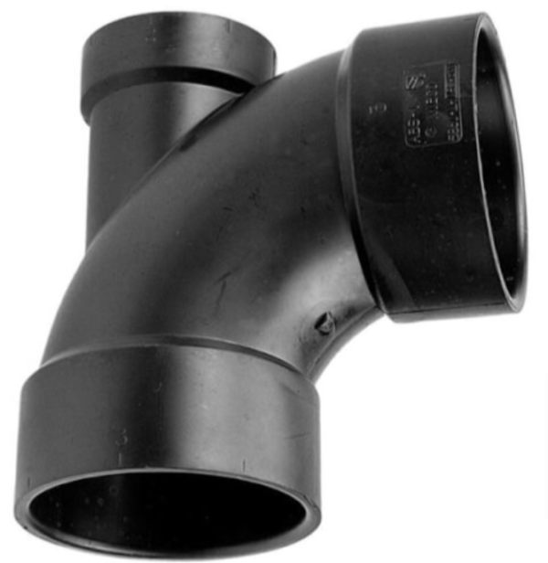 I446000-Nibco-I446000-3-x-3-x-2-Hub-ABS-DWV-90°-Elbow-with-Low-Heel-Inlet